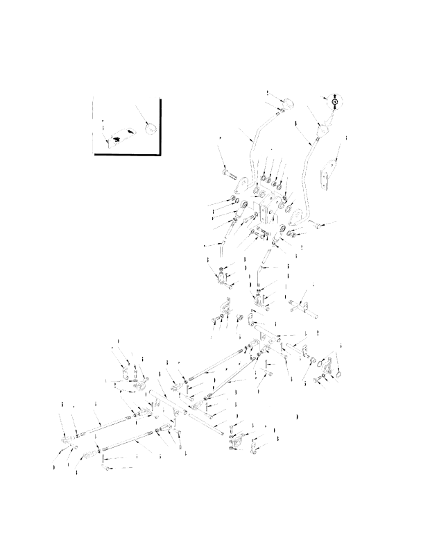 CONTROL LINKAGE POWERSHIFT (S/N F006A03791 ->)