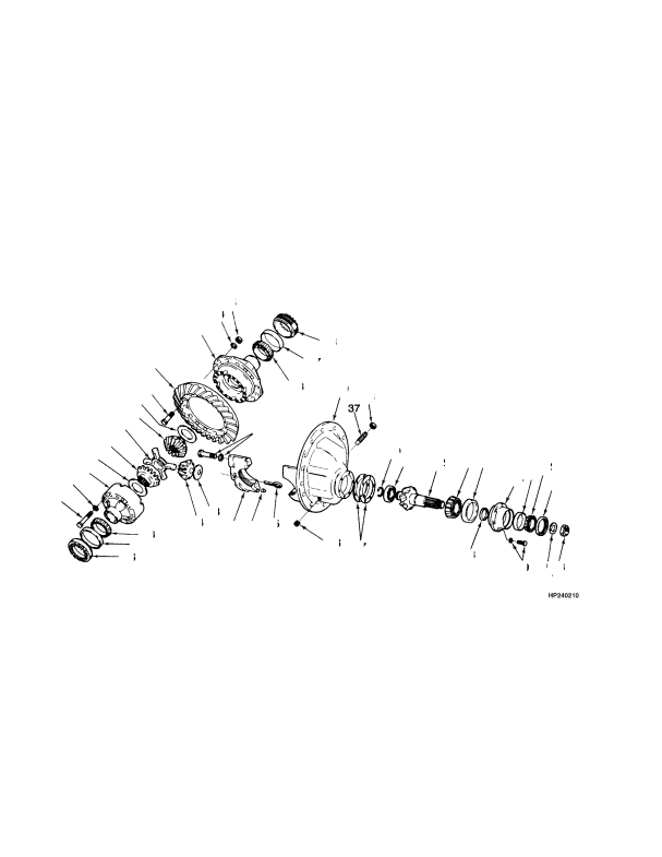 DIFFERENTIAL POWERSHIFT (→ S/N F006A01754)