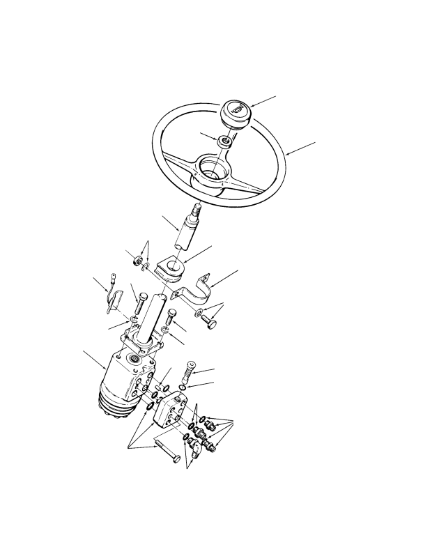 STEERING COLUMN (→ S/N F006A03039)