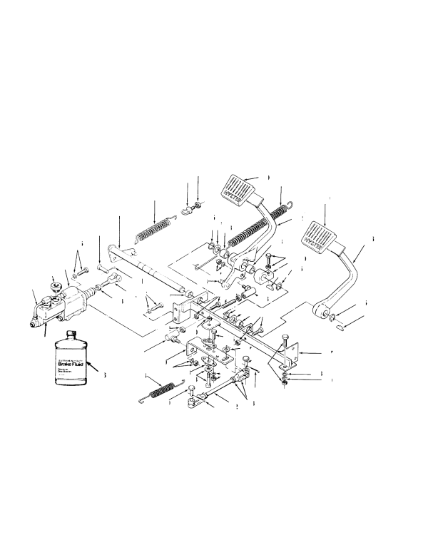 BRAKE PEDAL LINKAGE POWERSHIFT