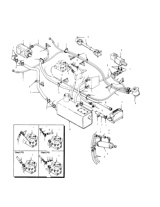 HYDRAULIC SYSTEM OIL CLUTCH (→ 3/1998)
