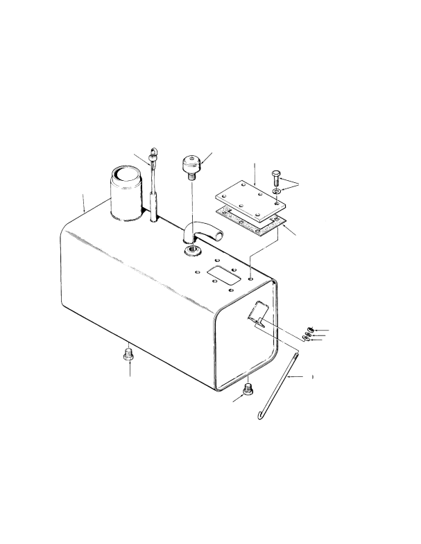 HYDRAULIC TANK (→ S/N F006A10556)
