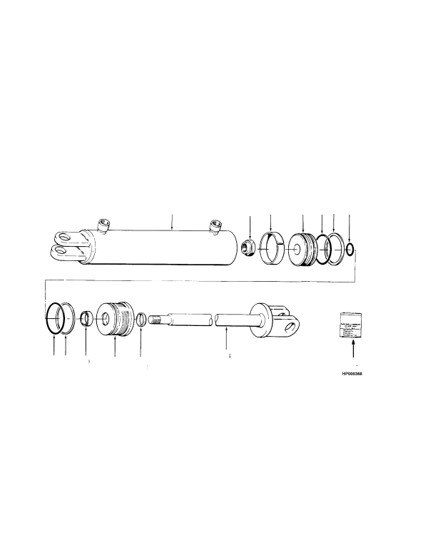 SIDE-SHIFT CYLINDER 1524 MM