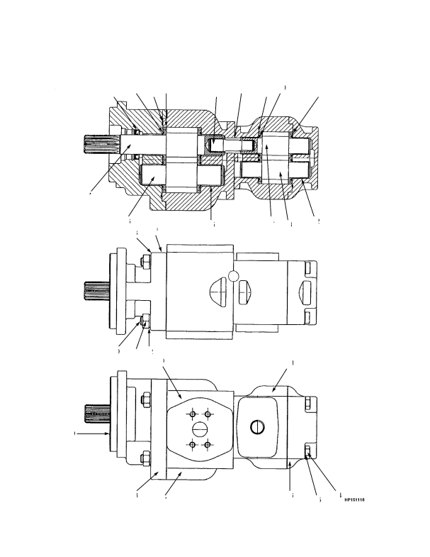 HYDRAULIC PUMP (3/2006 ->)