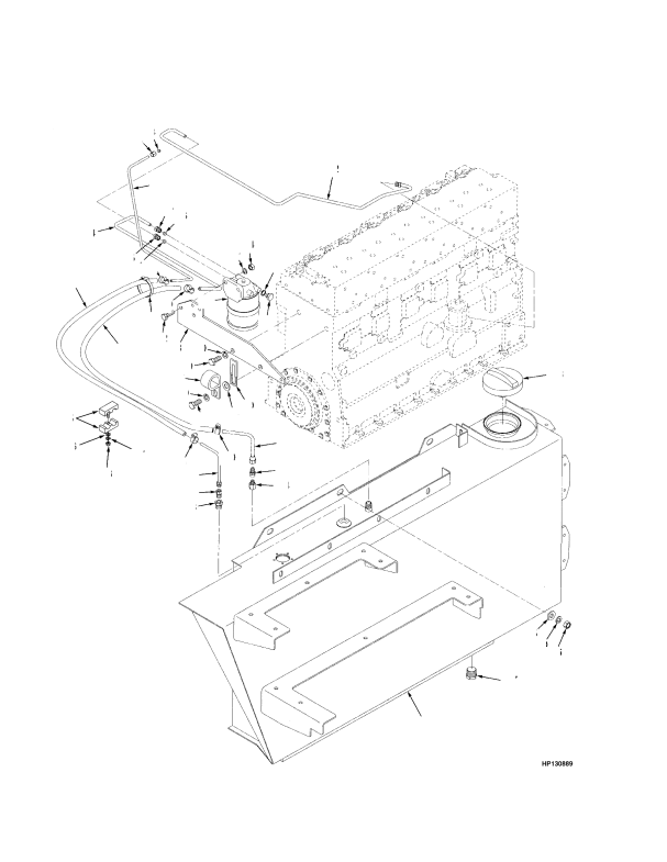 FUEL SYSTEM TIER I ENGINE (-> S/N F007E02450A)
