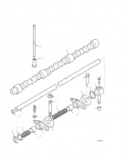 CAMSHAFT AND ROCKER ASSEMBLY TIER II ENGINE