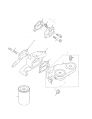 OIL FILTER AND ATTACHING PARTS TIER II ENGINE