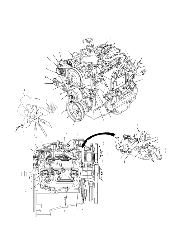 ASSEMBLED ENGINE GM