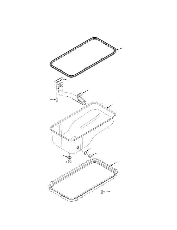 DIESEL ENGINE ASSEMBLY OIL PAN