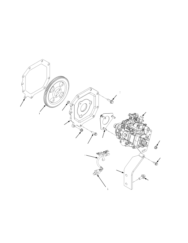 FUEL INJECTION PUMP AND GEAR CUMMINS 