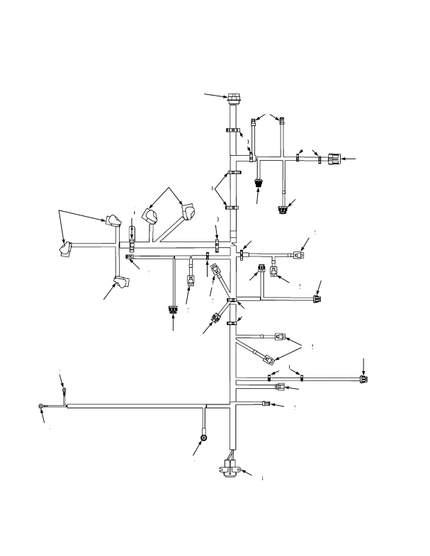 WIRE HARNESS ENGINE GM 4.3L LPG (-> S/N H006V01742E)