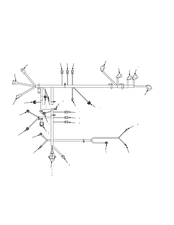 WIRE HARNESS ENGINE GM 4.3L LPG (S/N H006V01743E ->)