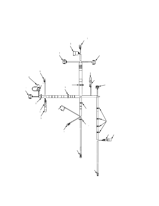 WIRE HARNESS COWL WITH MONOTROL PEDAL WITH RETURN TO SET TILT