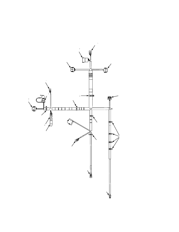 WIRE HARNESS COWL WITH FORWARD/REVERSE LEVER WITHOUT RETURN TO SET TILT