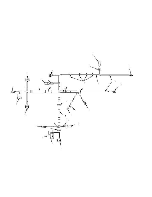 WIRE HARNESS COWL WITH MONOTROL PEDAL WITH RETURN TO SET TILT / WITH HYDRAULIC PUMP SOLENOID