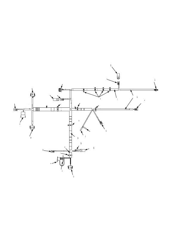 WIRE HARNESS COWL WITH MONOTROL PEDAL WITH RETURN TO SET TILT / WITH HYDRAULIC PUMP SOLENOID