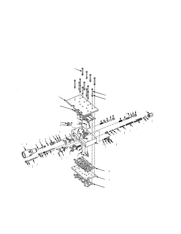 CONTROL VALVE TWO SPEED TRANSMISSION (-> S/N H006V01604E)