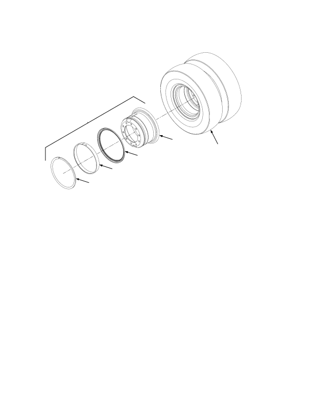 DRIVE TIRE AND WHEEL