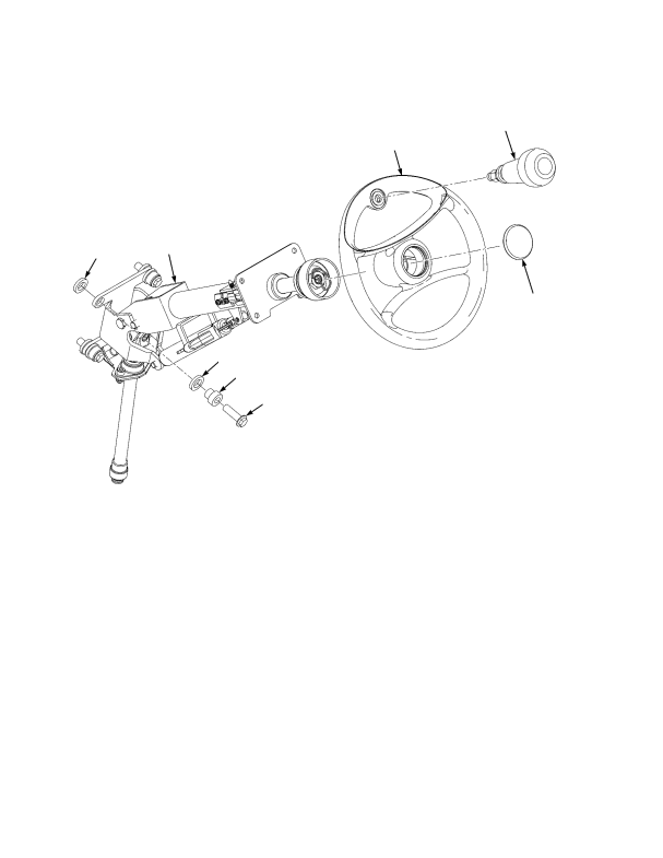 STEERING COLUMN AND ATTACHING PARTS DIESEL