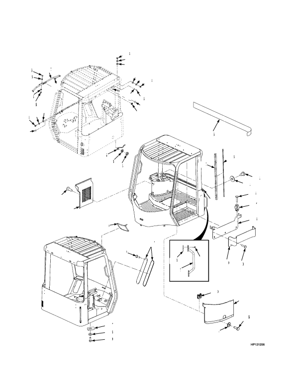 CAB ATTACHING PARTS