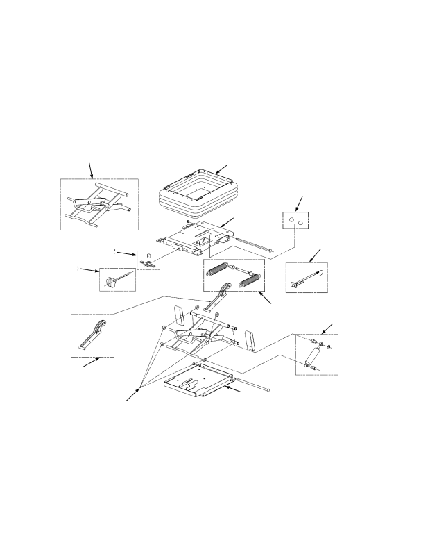 SEAT ASSEMBLY MECHANICAL SUSPENSION