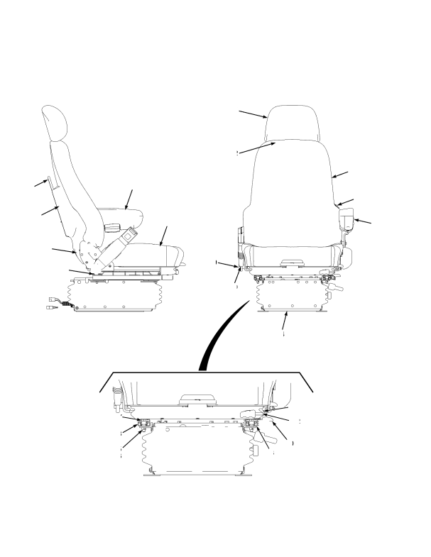 SEAT ASSEMBLY DELUXE SUSPENSION