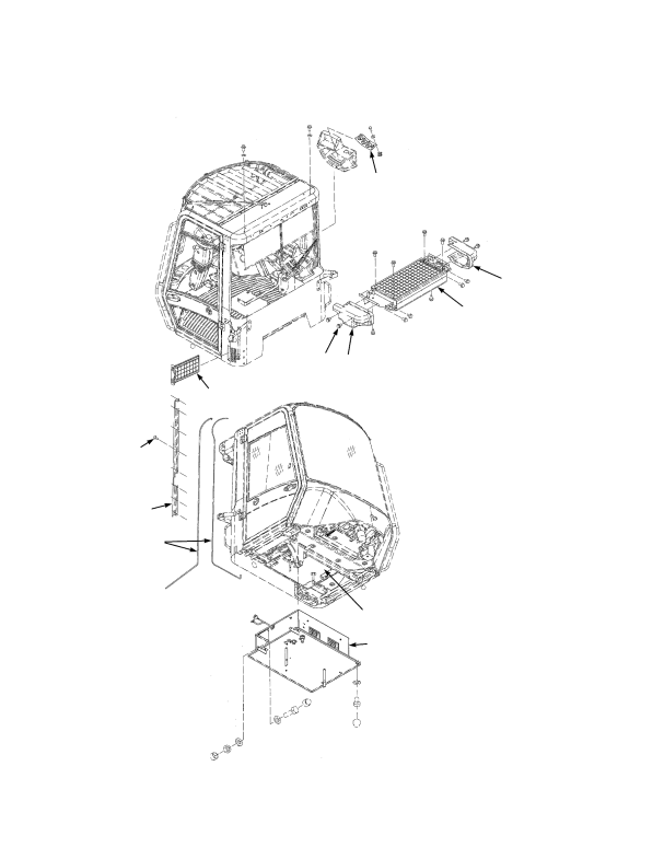 AIR CONDITIONER SYSTEM ASSEMBLY WITH TWO-FAN CONDENSER SYSTEM MCC