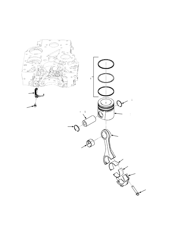 CONNECTING RODS AND PISTONS