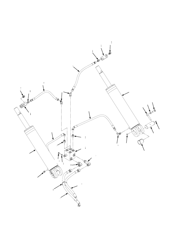 TILT CYLINDER ATTACHING PARTS 