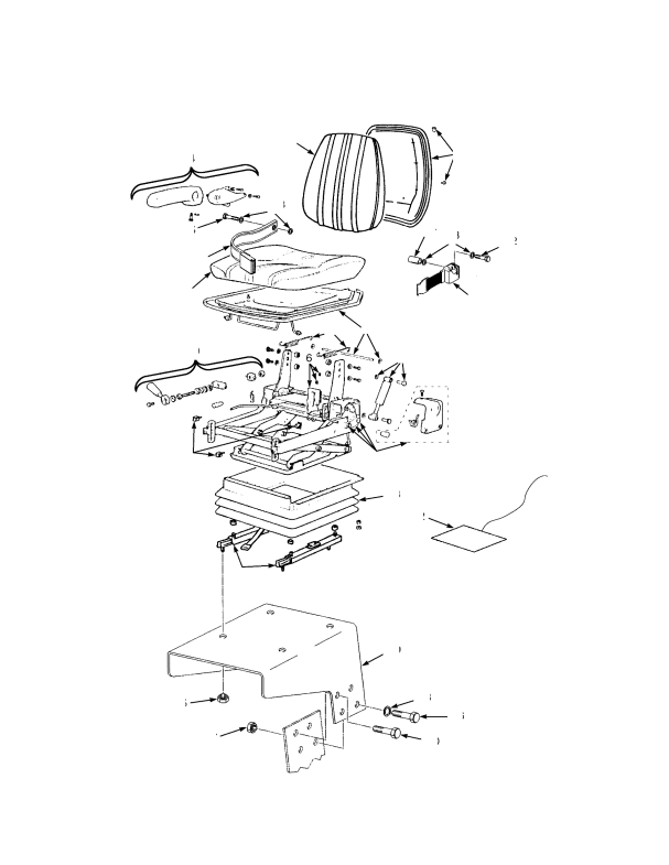 SEAT ASSEMBLY HIGH BACK 