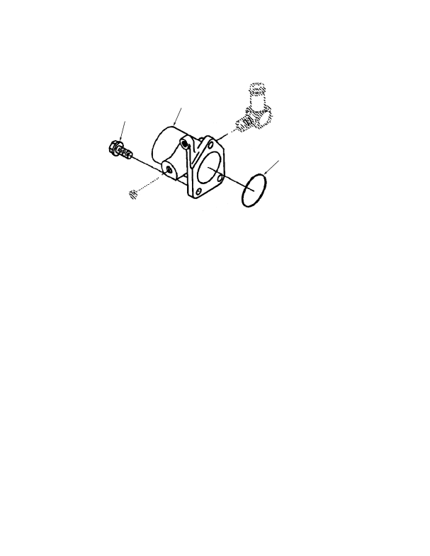 WATER INLET CONNECTION TIER I ENGINE