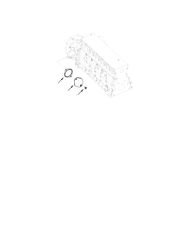 FRONT GEAR TRAIN COVER TIER II ENGINE