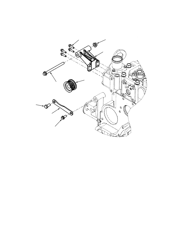 ALTERNATOR MOUNTING TIER II ENGINE