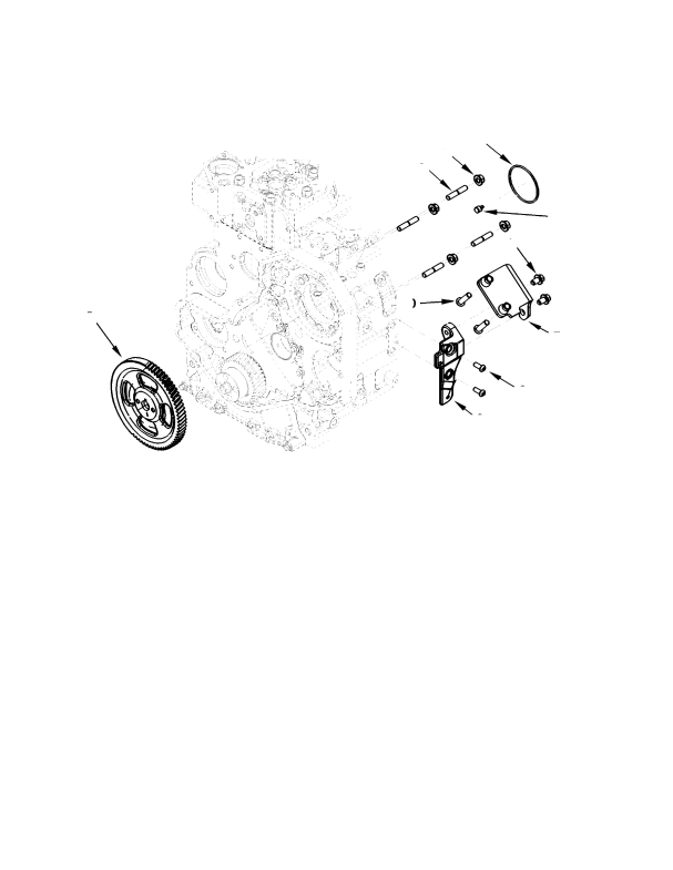 FUEL PUMP MOUNT TIER II ENGINE