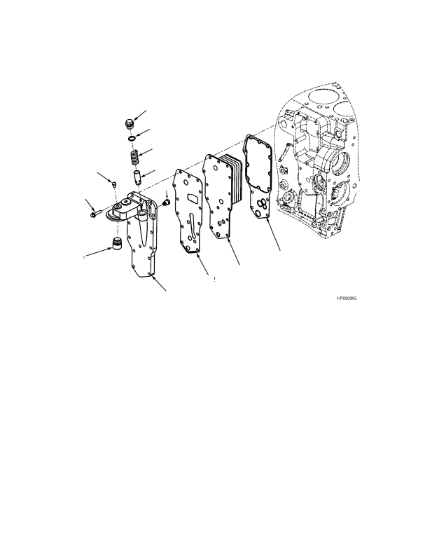 ENGINE OIL COOLER TIER II ENGINE