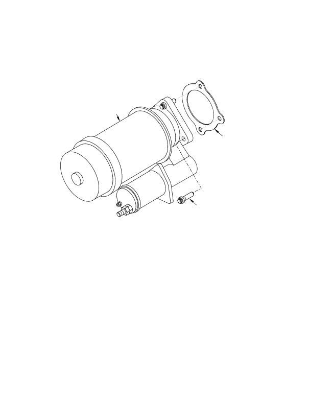 STARTING MOTOR TIER II ENGINE