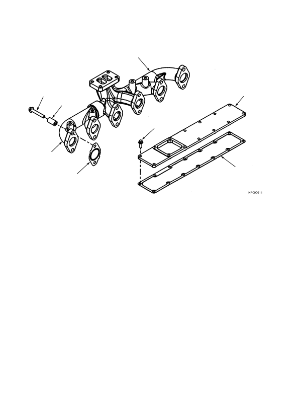 EXHAUST MANIFOLD TIER II ENGINE