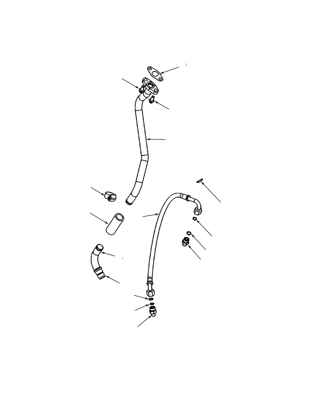 TURBOCHARGER PLUMBING TIER II ENGINE