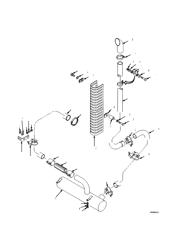 EXHAUST EMPTY CONTAINER HANDLER - TIER I ENGINE