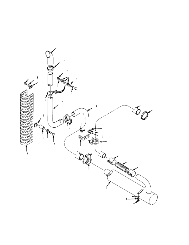 EXHAUST FORK LIFT TRUCK