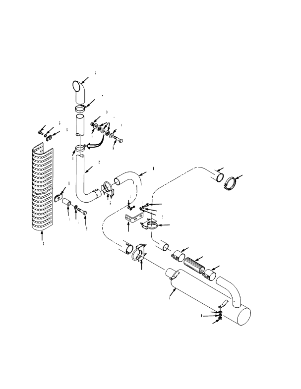 EXHAUST FORK LIFT TRUCK