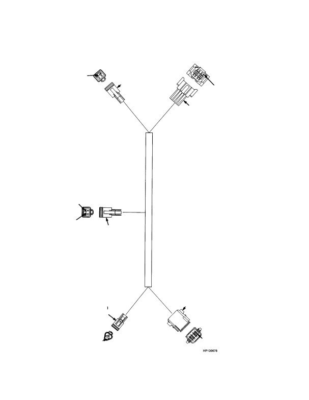 WIRE HARNESS ATTACHMENT CONTROL (→ S/N A214E01650)