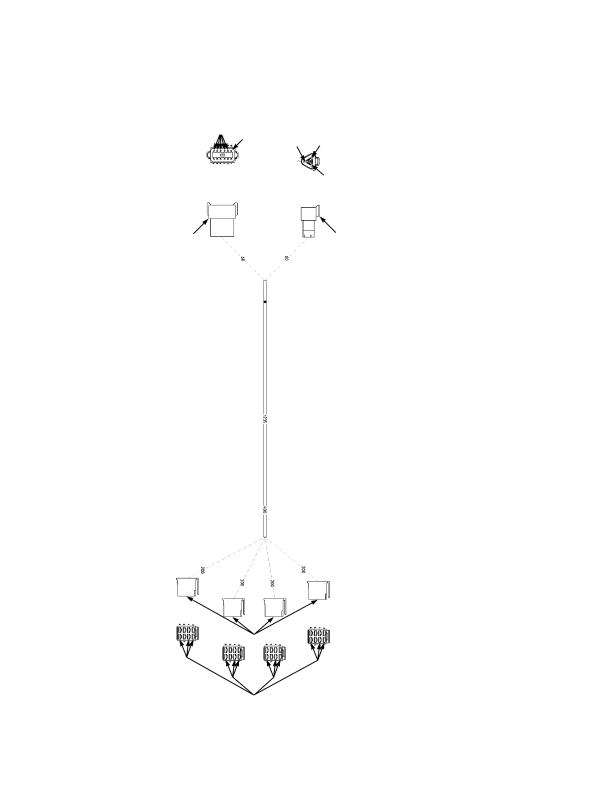 WIRE HARNESS ATTACHMENT CONTROL SWITCH (S/N A214E02078B ↔ S/N A214E02193C)