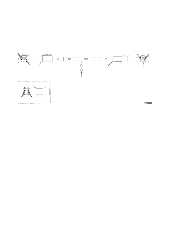 WIRE HARNESS FRONT END EQUIPMENT - FORK LIFT TRUCK