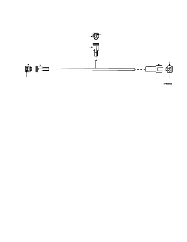 WIRE HARNESS WORK LIGHTS -> EMPTY CONTAINER HANDLER