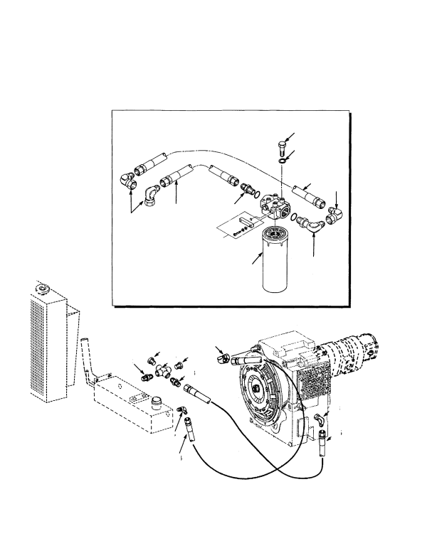 TRANSMISSION ATTACHING PARTS OIL FILTER