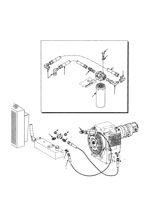 TRANSMISSION ATTACHING PARTS OIL FILTER