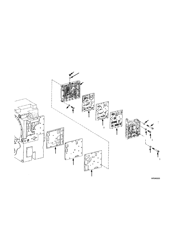 TRANSMISSION CONTROL VALVE ATTACHING PARTS