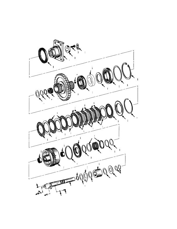 TRANSMISSION CLUTCH PACK - THIRD GEAR