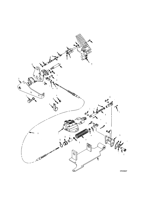 TRANSMISSION INCHING PEDAL (-> S/N A214E01615)